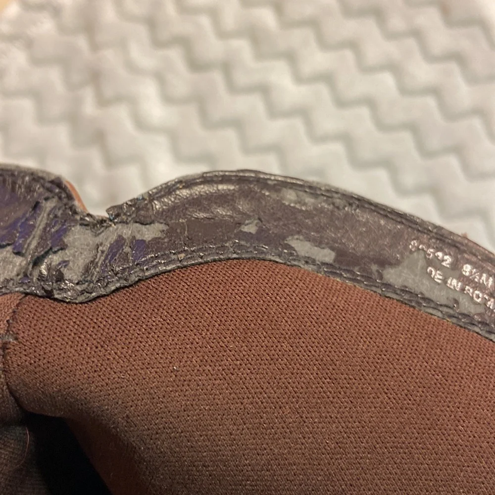Clarks Zippered Boot Cognac.